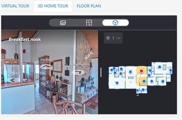 Hotchkiss CO Real Estate Photographer - Interactive floor plan example for real estate listings