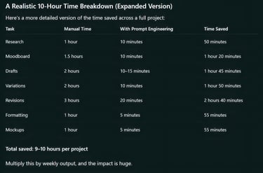 A Realistic 10-Hour Time Breakdown (Expanded Version)