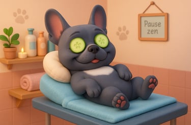 Prestation : Spa, Mascotte Ulya de M. É câline salon de toilettage 
