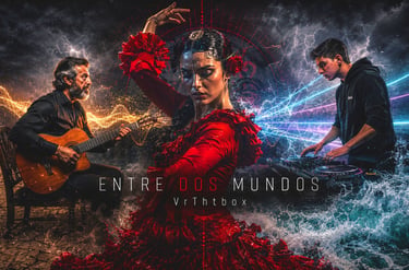 Canción ENTRE DOS MUNDOS - Techno flamenco fusión- VrThtbox
