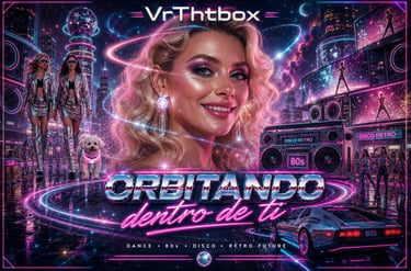 canción ORBITANDO DENTRO DE TI - Dance 80s, retro future disco