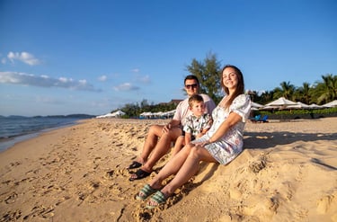 Семейная фотосессия на пляже Grand World