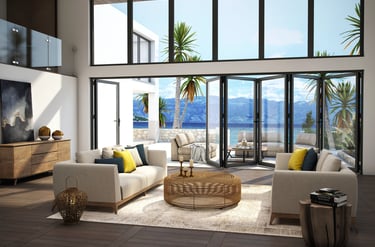 Varstoma terasų sistema