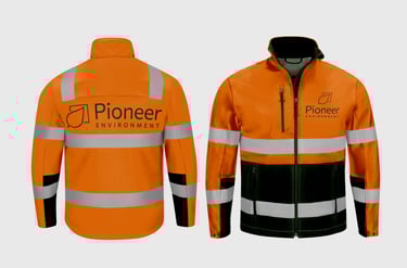 PPE design for branded ecology company