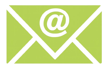 Email symbol for the contact me section