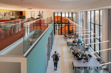 bibliotekos interjeras