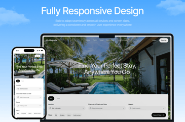 Mobile friendly business website design example