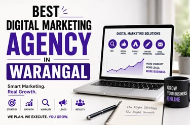 Grow your business faster with the best digital marketing agency in Warangal