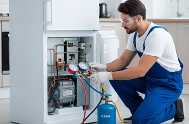 كيفية شحن فريون الثلاجة: متى تحتاج الثلاجة لغاز الفريون؟