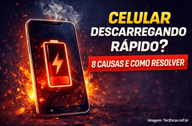Celular descarregando rápido? 8 causas e como resolver