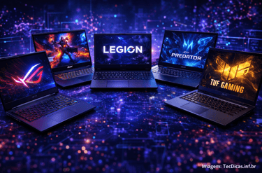 Os 5 Melhores Notebooks Gamer de 2026 para Comprar no Brasil (Comparativo Completo)