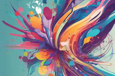 a man riding a skateboard down a street next to tall buildings