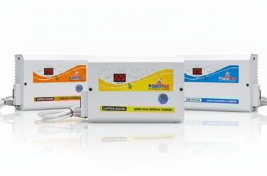 Voltage stabilizers for home, office, and commercial applications