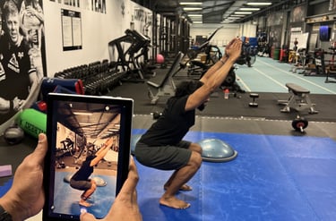 Technology-assisted movement and posture assessment at physiotherapy clinic in Neath