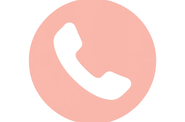 Icone téléphone rose