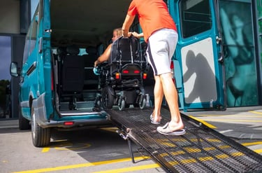 Rampa para furgoneta PMR