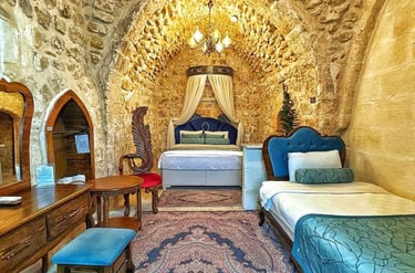 4 Kişilik Oda | Fairouz Konak Otel | Mardin Oteller | Anında Rezervasyon