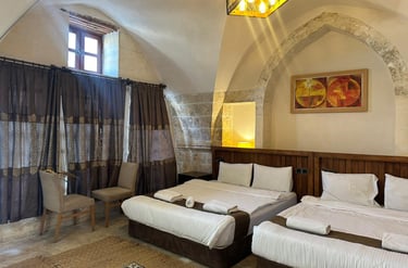 4 Kişilik Oda | Müzepotamia Butik Otel | Şanlıurfa Oteller | Anında Rezervasyon