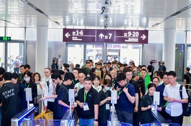 Exhibition floor at WEPACK 2026, Shenzhen World Exhibition & Convention Center