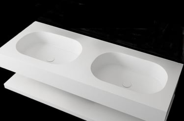 ΝΙΠΤΗΡΑΣ ΜΠΑΝΙΟΥ TALOS ΚΟΡΙΑΝ 2 ΓΟΥΡΝΕΣ ΜΕ ΡΑΦΙ ΤΟΙΧΟΥ SOLID SURFACES