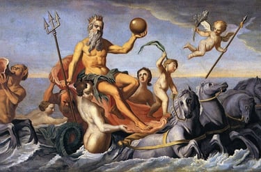 intervention en milieu scolaire mythologie dieux mythes déesses zeus poseidon mer océan eau 