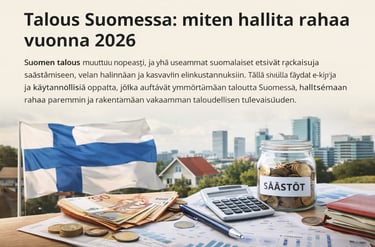 talous suomessa raha säästäminen velka suomi