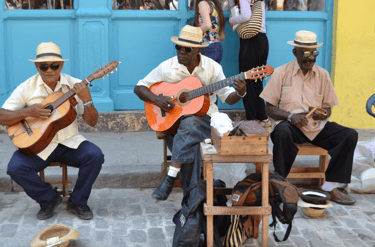 Músicos en Cuba