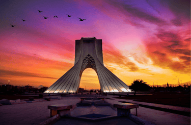 Plaza Azadi, Teherán, Irán