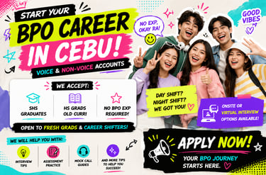 Cebu Jobs BPO JObs Call Center Jobs BPO Hiring BPO Practice BPO Assessment Alorica Address Concentri