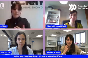 Mesa redonda "Vocacións Científicas", Ciencia en Feminino