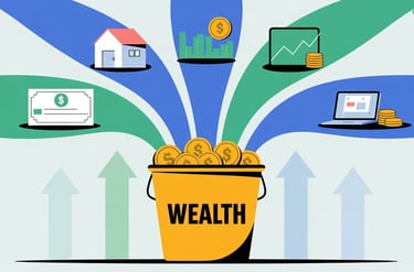 Multiple income streams for financial freedom, make money online, side hustles, and passive income