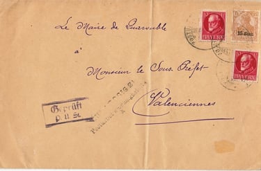 Date stamp "POSTÜBERWACHUNGSSTELLE" and "ZULAESSIG 2! Postüberwachungsstelle X"