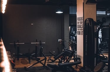 sneak peak luxury gym floor area
