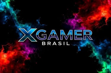 a colorful, abstract, and colorful logo for the x - gamer brasil