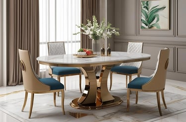 Marble Dining Table Set Designs for Your Home