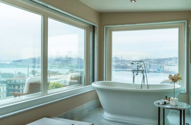 a bathtub with a tub and a tub in the middle of it - lunemon