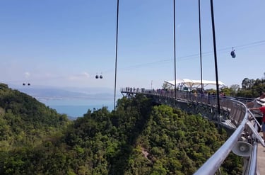 sky bridge sky cab cable car langkawi