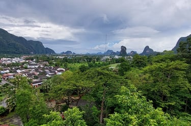 thailand phang nga town viewpoint