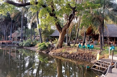 Abca’s Creek Lodge aan rustige kreek bij Kassagne