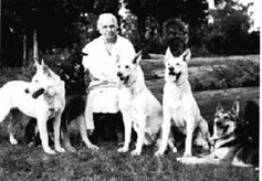 Historique du berger blanc suisse white shepherd Geraldine Rockefeller