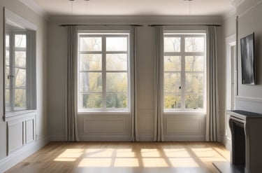 Bright living room with modern inventory