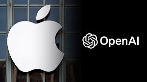 apple  and openai logo 