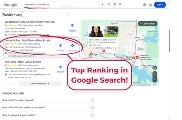 SEO for Property Managers gets you ranking at the top of Google's local map pack