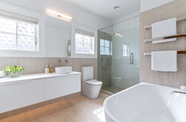 Renovated bathroom