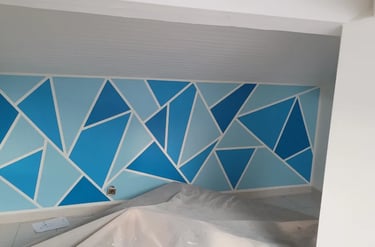 décoration d'un mur dans une chambre
