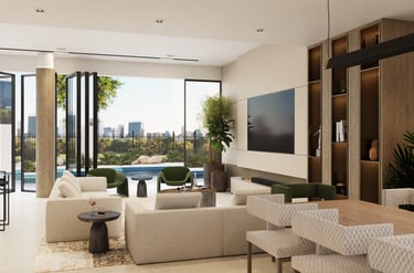 High-end residential living space UAE