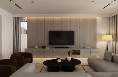 High-end residential living space UAE