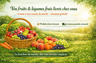 Livraison gratuite de fruits et légumes frais à domicile à Nice – Panier Naturel
