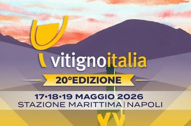 Locandina ufficiale della ventesima edizione di Vitigno Italia a Napoli