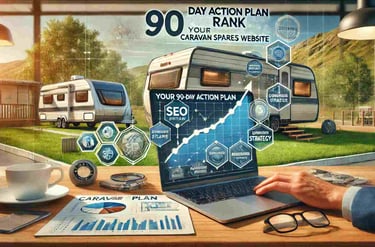 90-day action plan to rank your caravan spares website